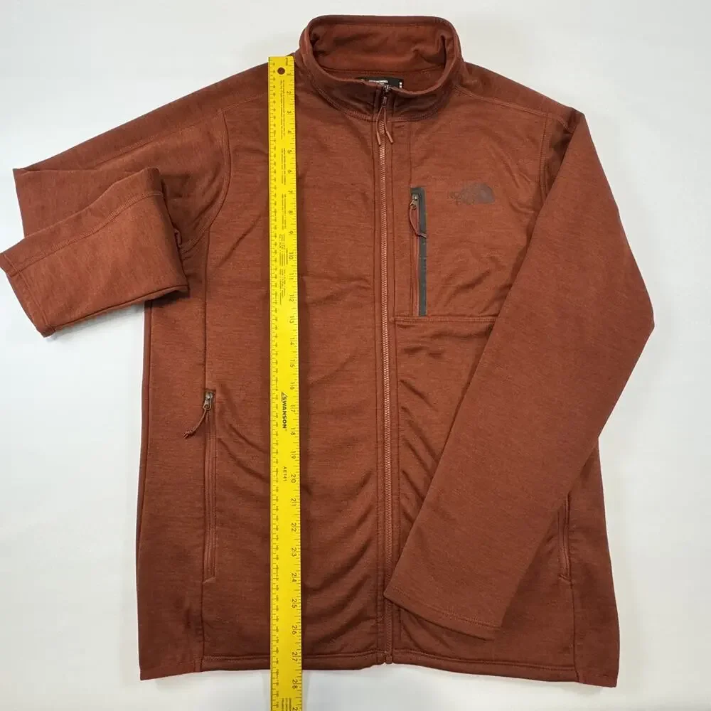 The North Face Men's Canyonlands Full Zip Jacket, Brickhouse Red, Medium